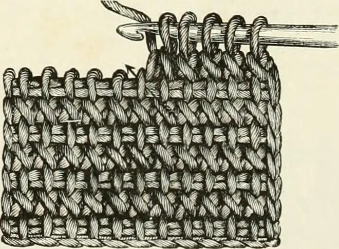 An illustration from The dictionary of needlework : an encyclopædia of artistic, plain, and fancy needlework ..., 1882, leaf 140