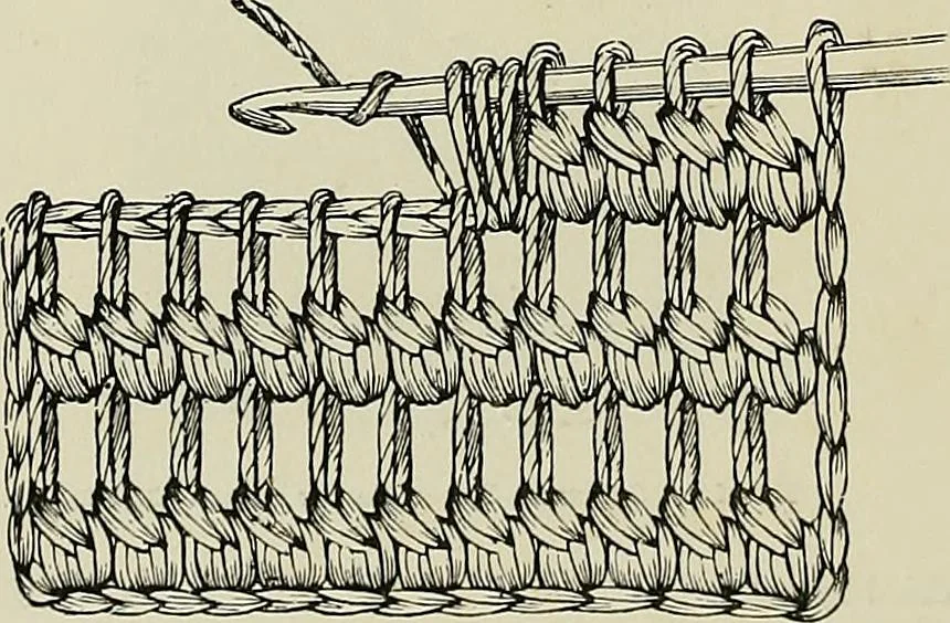 An illustration from The dictionary of needlework : an encyclopædia of artistic, plain, and fancy needlework ..., 1882, leaf 141