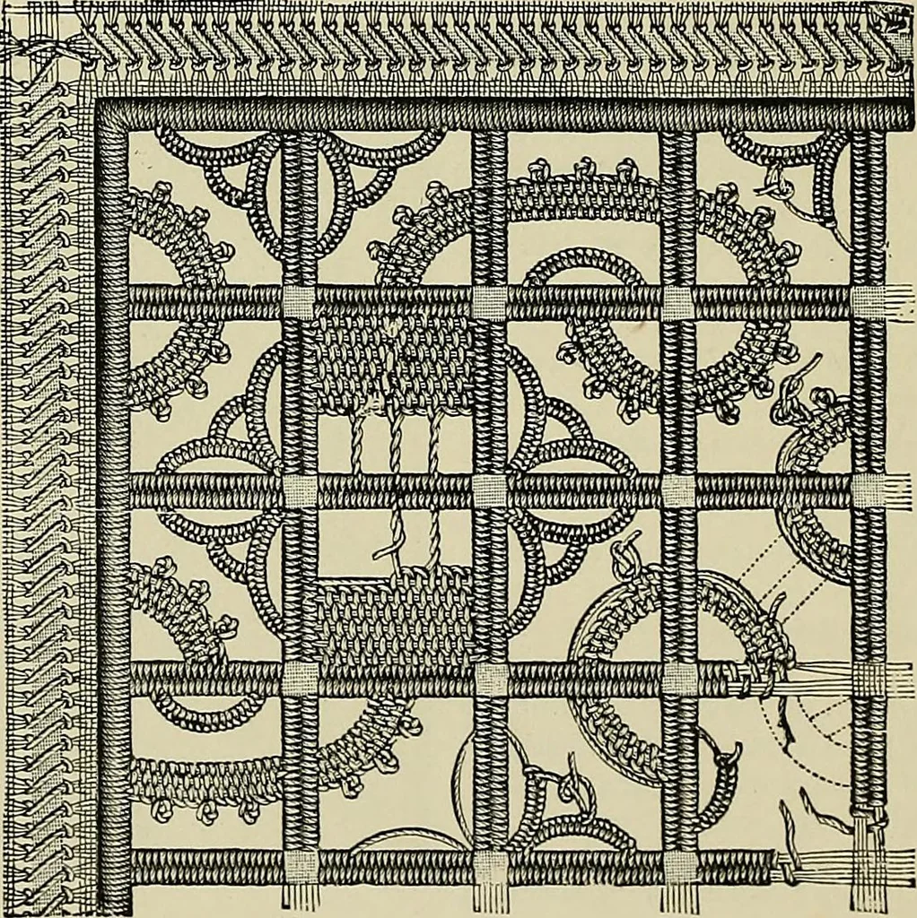 An illustration from The dictionary of needlework : an encyclopædia of artistic, plain, and fancy needlework ..., 1882, leaf 169
