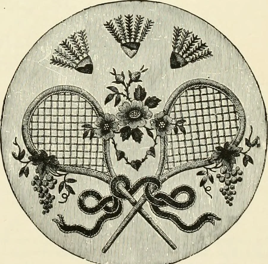 An illustration from The dictionary of needlework : an encyclopædia of artistic, plain, and fancy needlework ..., 1882, leaf 184