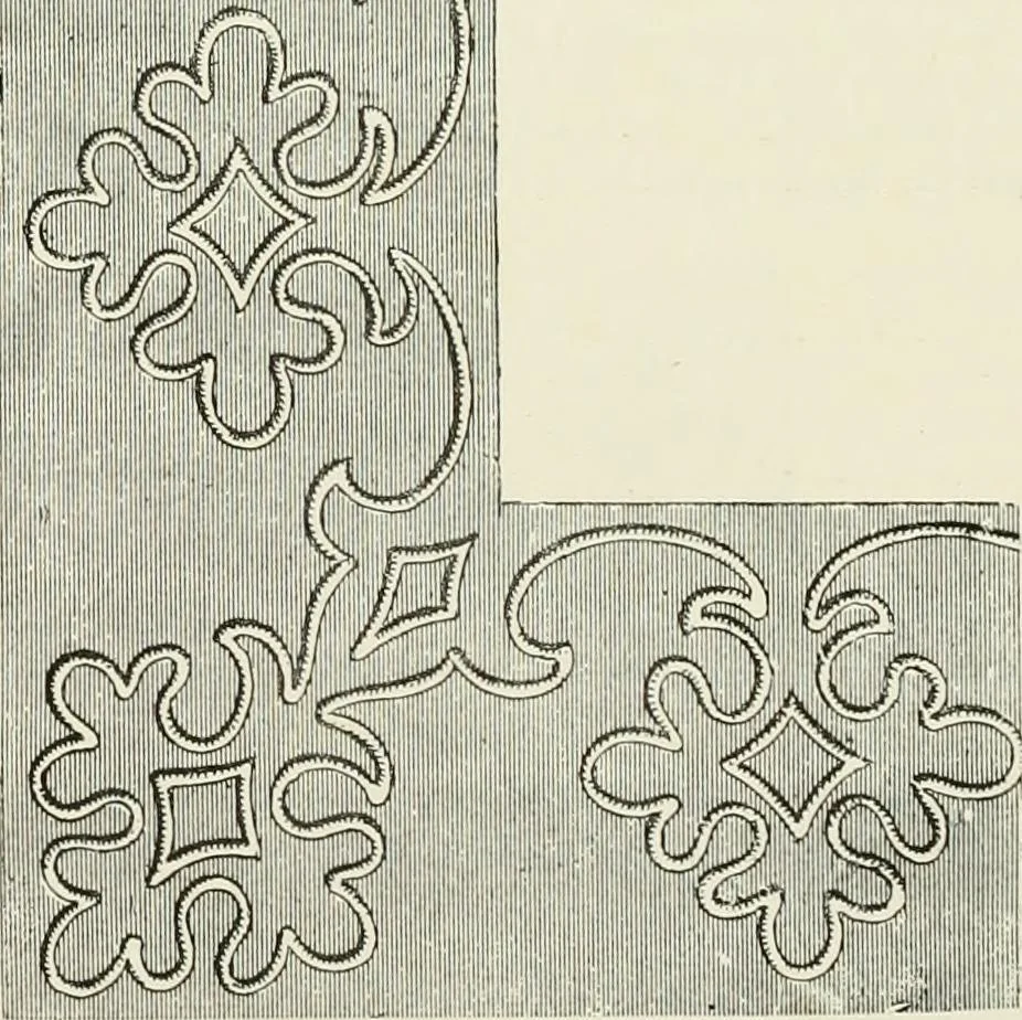 An illustration from The dictionary of needlework : an encyclopædia of artistic, plain, and fancy needlework ..., 1882, leaf 198