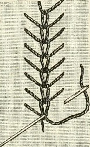 An illustration from The dictionary of needlework : an encyclopædia of artistic, plain, and fancy needlework ..., 1882, leaf 206