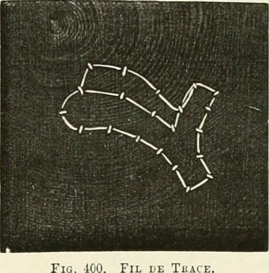 An illustration from The dictionary of needlework : an encyclopædia of artistic, plain, and fancy needlework ..., 1882, leaf 216