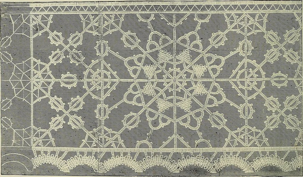 An illustration from The dictionary of needlework : an encyclopædia of artistic, plain, and fancy needlework ..., 1882, leaf 239