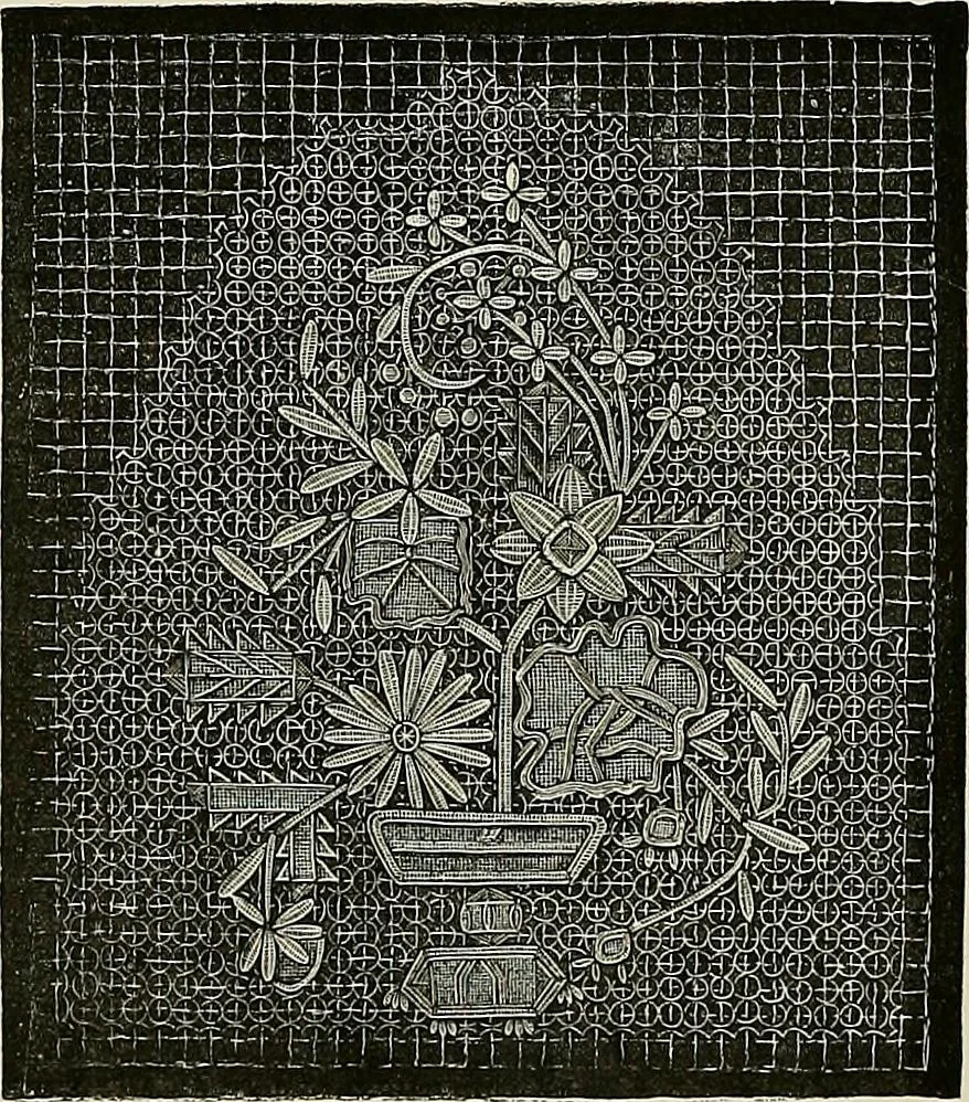 An illustration from The dictionary of needlework : an encyclopædia of artistic, plain, and fancy needlework ..., 1882, leaf 245