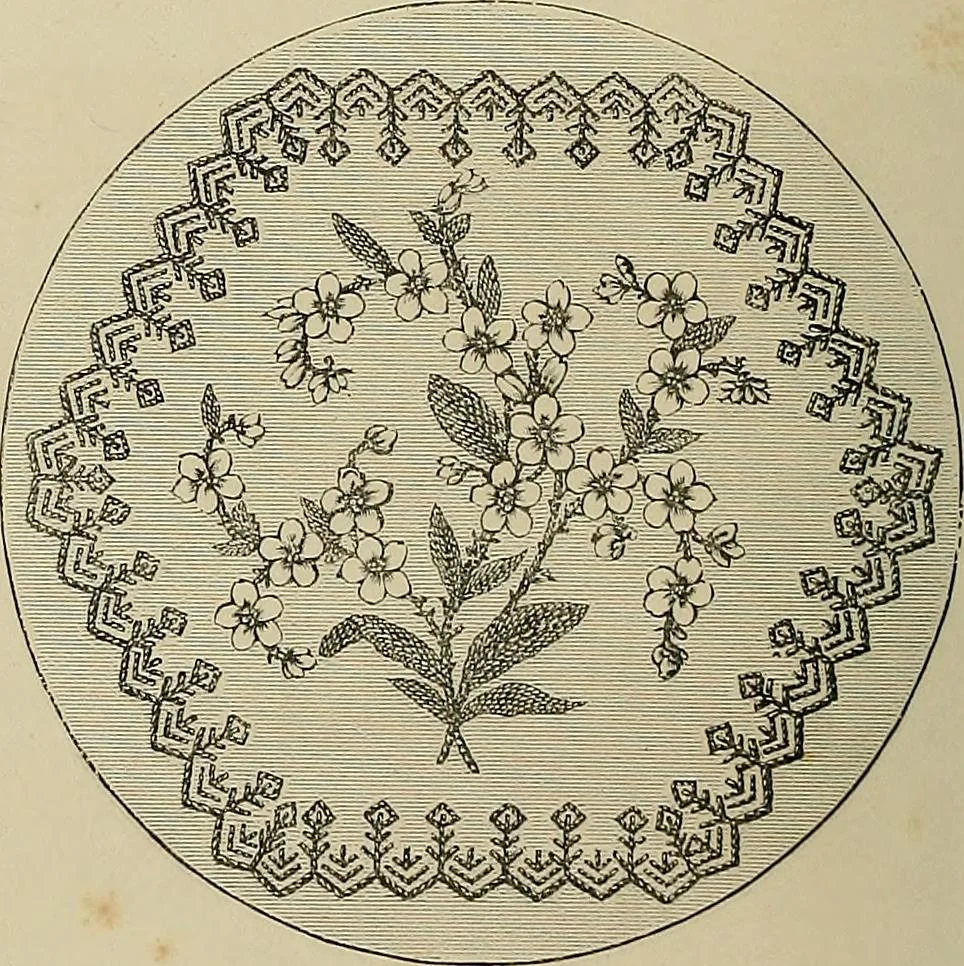 An illustration from The dictionary of needlework : an encyclopædia of artistic, plain, and fancy needlework ..., 1882, leaf 25
