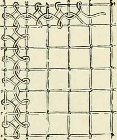 An illustration from The dictionary of needlework : an encyclopædia of artistic, plain, and fancy needlework ..., 1882, leaf 250