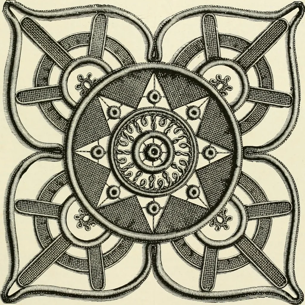 An illustration from The dictionary of needlework : an encyclopædia of artistic, plain, and fancy needlework ..., 1882, leaf 258