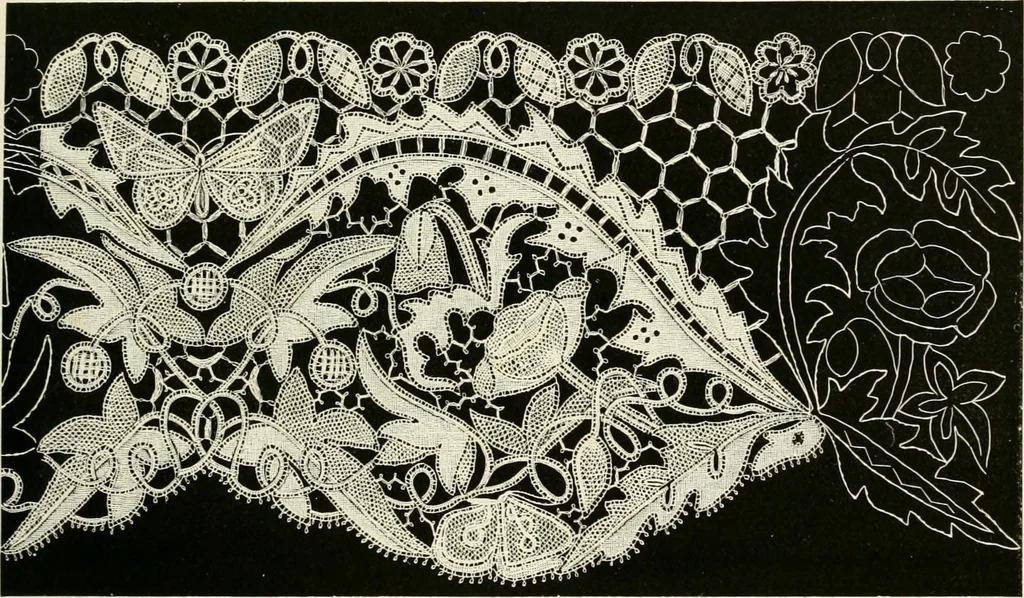 An illustration from The dictionary of needlework : an encyclopædia of artistic, plain, and fancy needlework ..., 1882, leaf 270