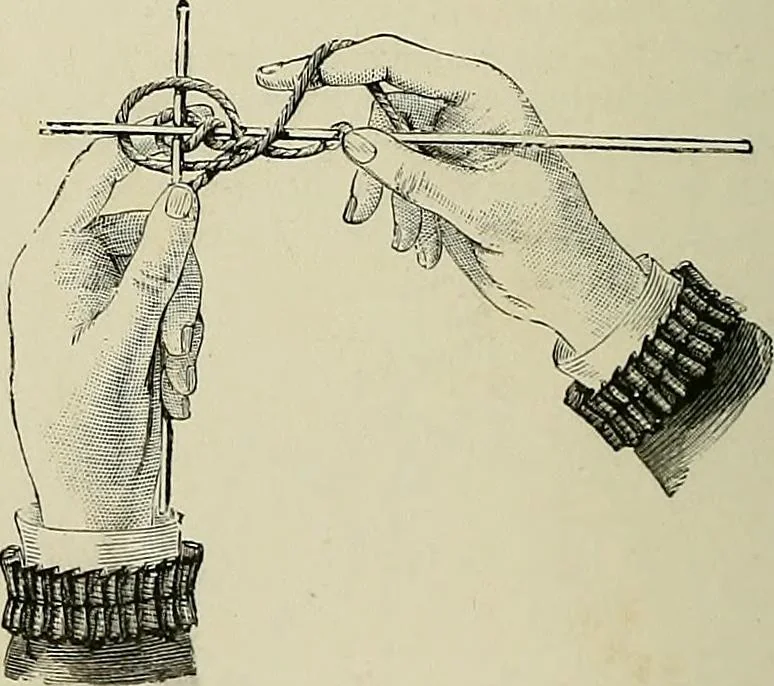 An illustration from The dictionary of needlework : an encyclopædia of artistic, plain, and fancy needlework ..., 1882, leaf 293