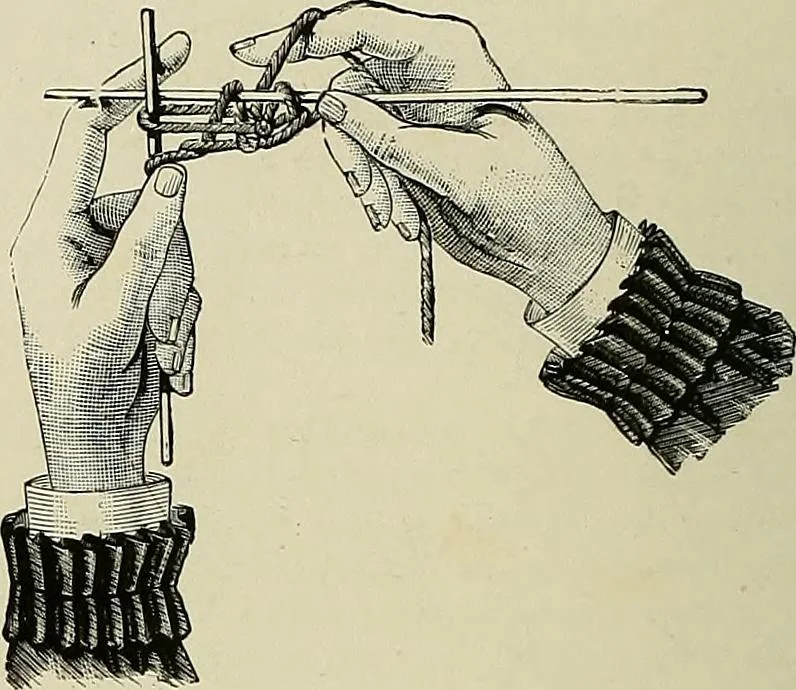 An illustration from The dictionary of needlework : an encyclopædia of artistic, plain, and fancy needlework ..., 1882, leaf 295