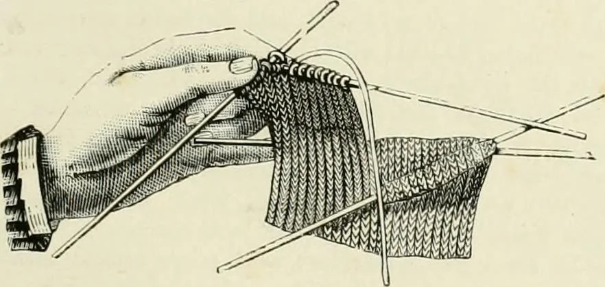 An illustration from The dictionary of needlework : an encyclopædia of artistic, plain, and fancy needlework ..., 1882, leaf 316
