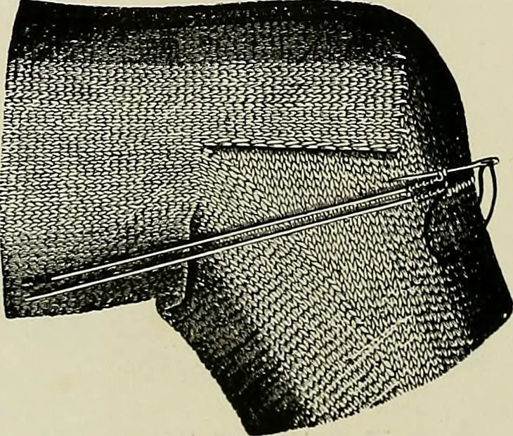 An illustration from The dictionary of needlework : an encyclopædia of artistic, plain, and fancy needlework ..., 1882, leaf 317