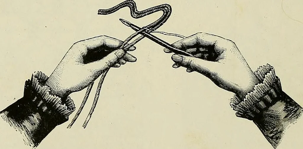 An illustration from The dictionary of needlework : an encyclopædia of artistic, plain, and fancy needlework ..., 1882, leaf 323