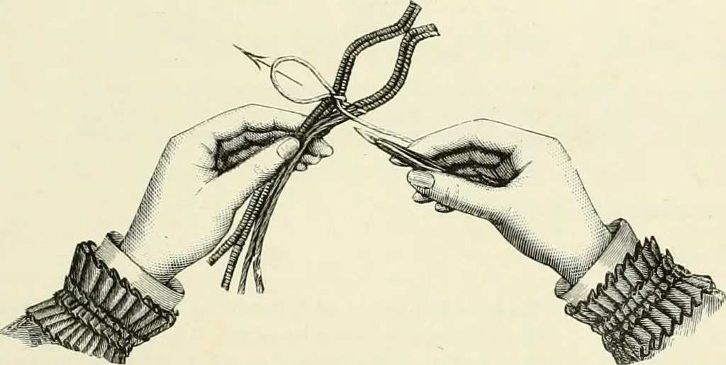 An illustration from The dictionary of needlework : an encyclopædia of artistic, plain, and fancy needlework ..., 1882, leaf 324