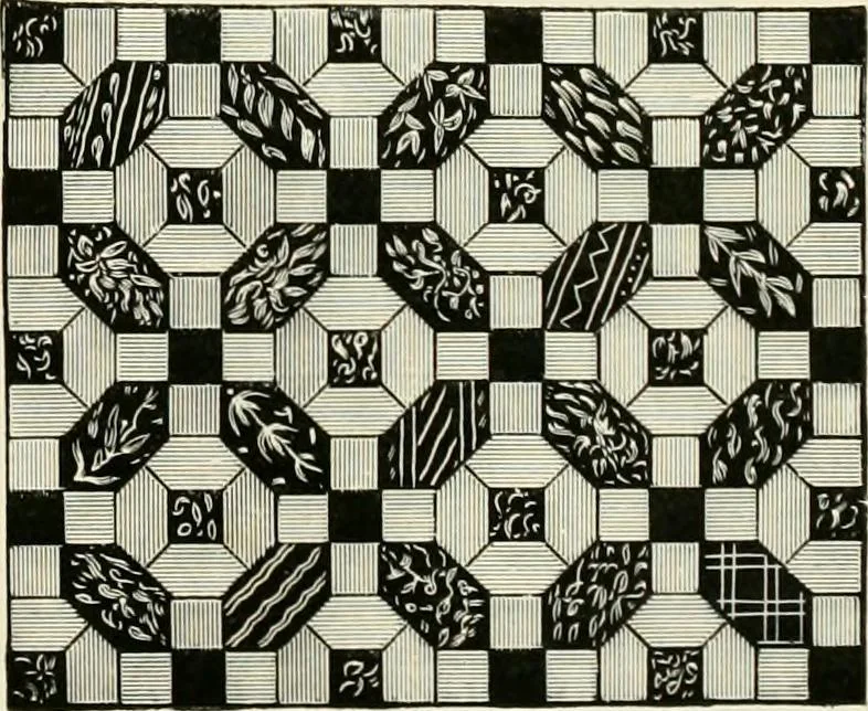 An illustration from The dictionary of needlework : an encyclopædia of artistic, plain, and fancy needlework ..., 1882, leaf 394