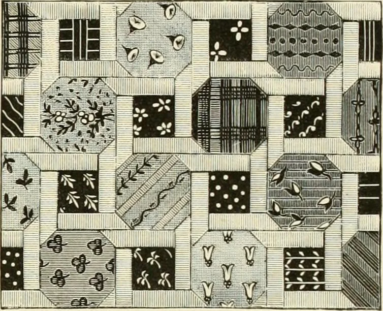 An illustration from The dictionary of needlework : an encyclopædia of artistic, plain, and fancy needlework ..., 1882, leaf 396