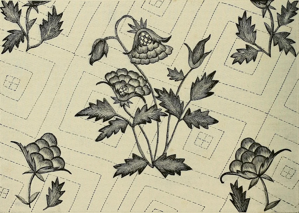 An illustration from The dictionary of needlework : an encyclopædia of artistic, plain, and fancy needlework ..., 1882, leaf 401