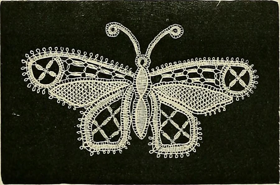 An illustration from The dictionary of needlework : an encyclopædia of artistic, plain, and fancy needlework ..., 1882, leaf 409