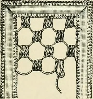 An illustration from The dictionary of needlework : an encyclopædia of artistic, plain, and fancy needlework ..., 1882, leaf 418