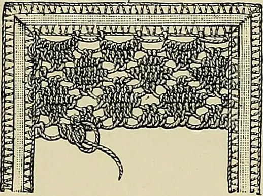 An illustration from The dictionary of needlework : an encyclopædia of artistic, plain, and fancy needlework ..., 1882, leaf 419