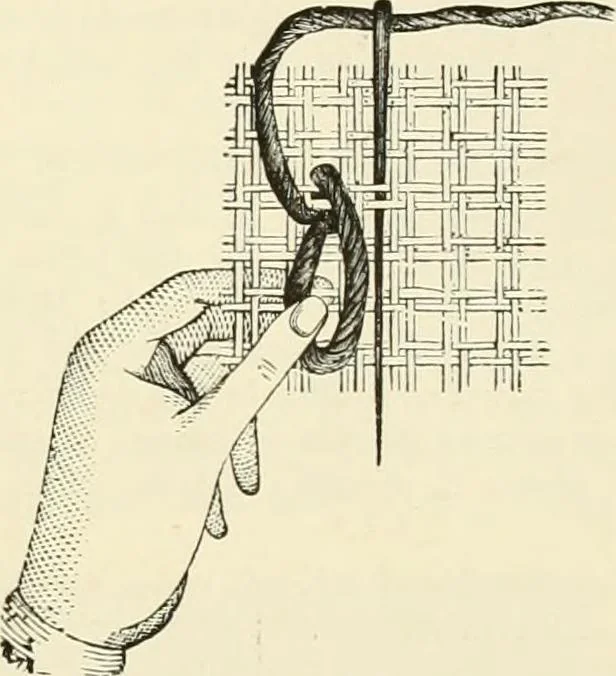 An illustration from The dictionary of needlework : an encyclopædia of artistic, plain, and fancy needlework ..., 1882, leaf 42
