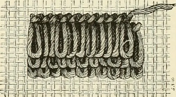 An illustration from The dictionary of needlework : an encyclopædia of artistic, plain, and fancy needlework ..., 1882, leaf 42