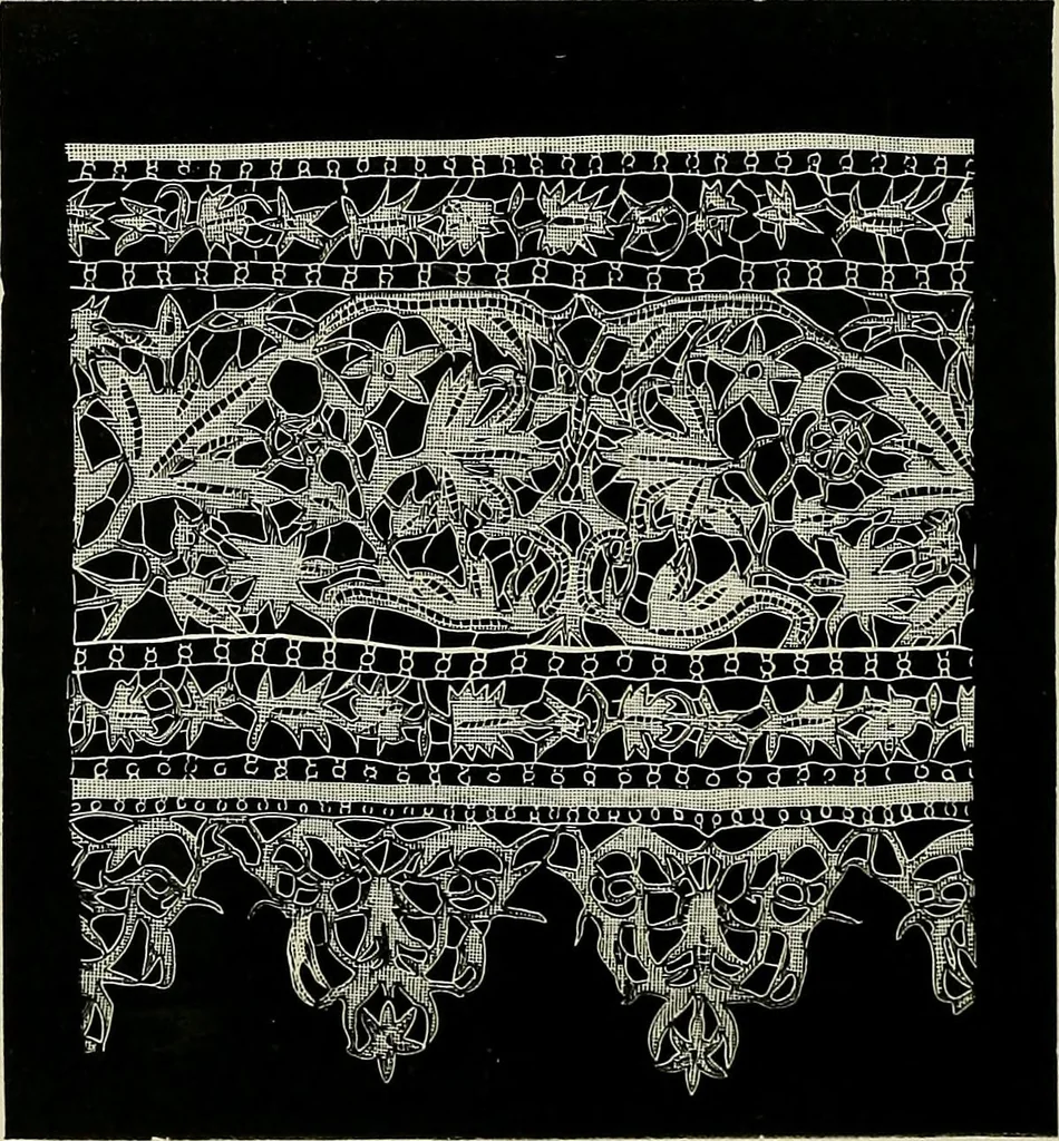 An illustration from The dictionary of needlework : an encyclopædia of artistic, plain, and fancy needlework ..., 1882, leaf 433