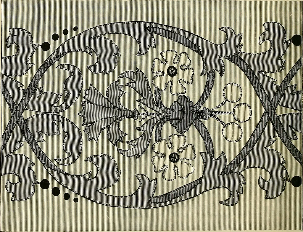 An illustration from The dictionary of needlework : an encyclopædia of artistic, plain, and fancy needlework ..., 1882, leaf 443