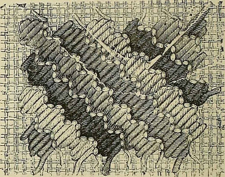 An illustration from The dictionary of needlework : an encyclopædia of artistic, plain, and fancy needlework ..., 1882, leaf 45