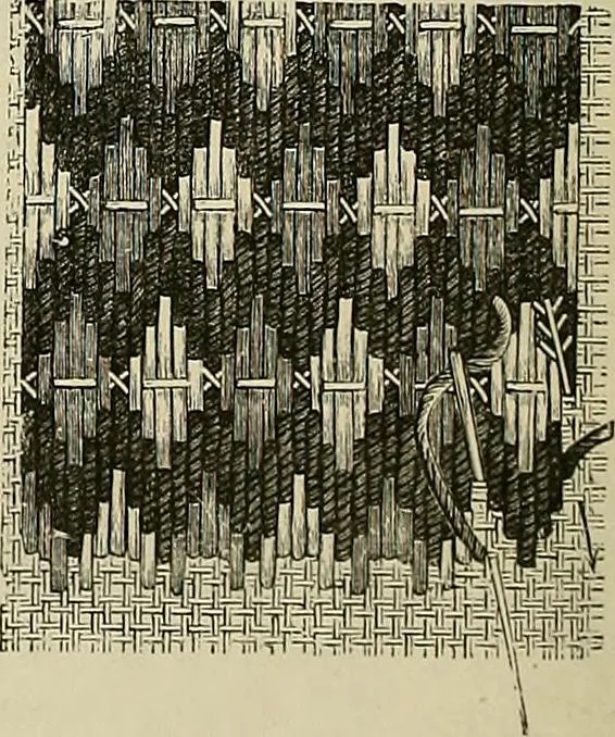 An illustration from The dictionary of needlework : an encyclopædia of artistic, plain, and fancy needlework ..., 1882, leaf 45