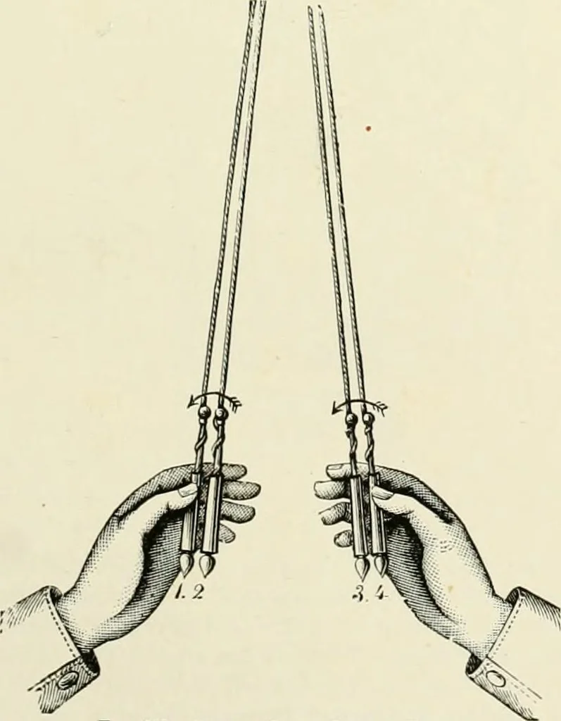 An illustration from The dictionary of needlework : an encyclopædia of artistic, plain, and fancy needlework ..., 1882, leaf 450
