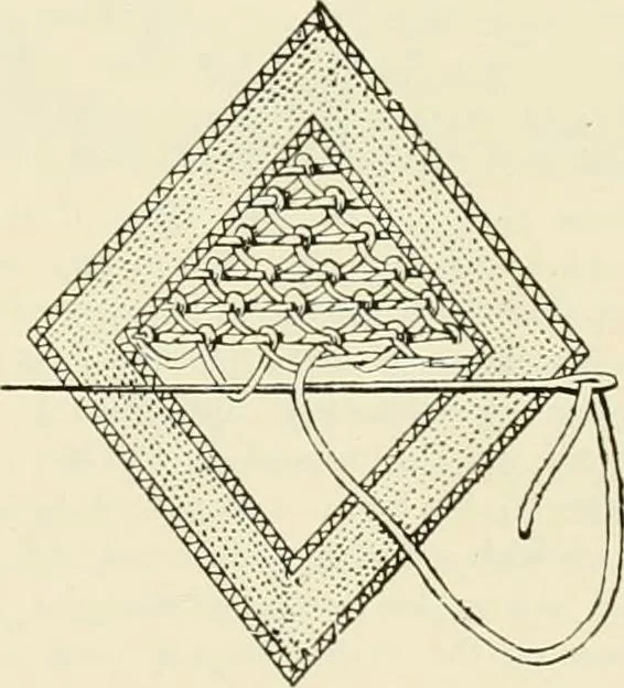 An illustration from The dictionary of needlework : an encyclopædia of artistic, plain, and fancy needlework ..., 1882, leaf 464