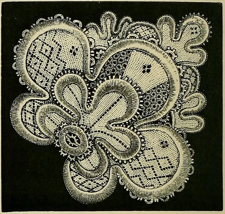 An illustration from The dictionary of needlework : an encyclopædia of artistic, plain, and fancy needlework ..., 1882, leaf 467