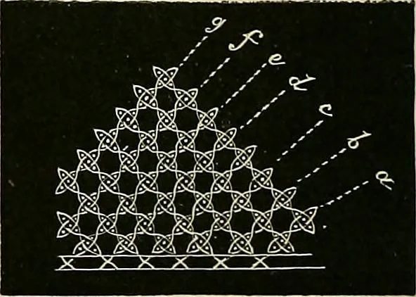 An illustration from The dictionary of needlework : an encyclopædia of artistic, plain, and fancy needlework ..., 1882, leaf 507