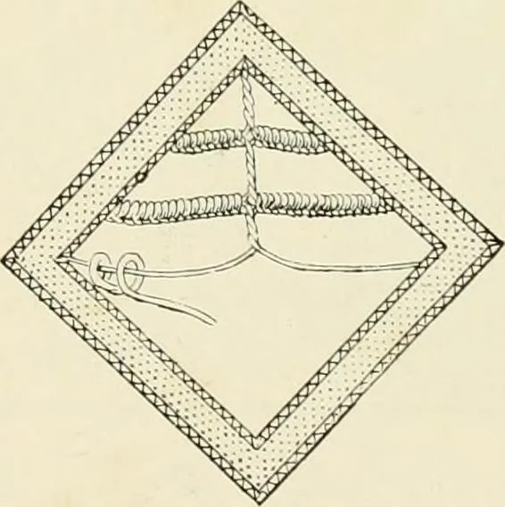 An illustration from The dictionary of needlework : an encyclopædia of artistic, plain, and fancy needlework ..., 1882, leaf 522