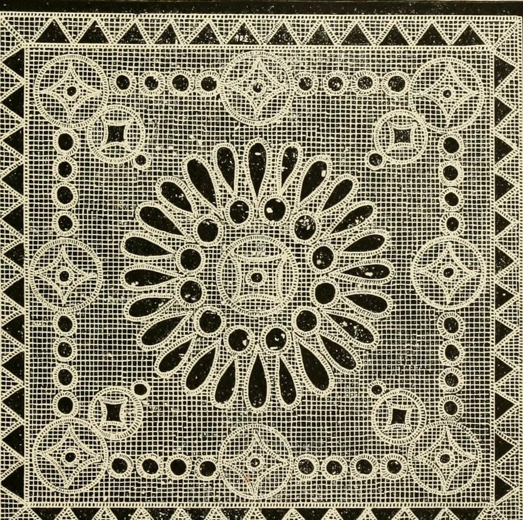 An illustration from The dictionary of needlework : an encyclopædia of artistic, plain, and fancy needlework ..., 1882, leaf 60