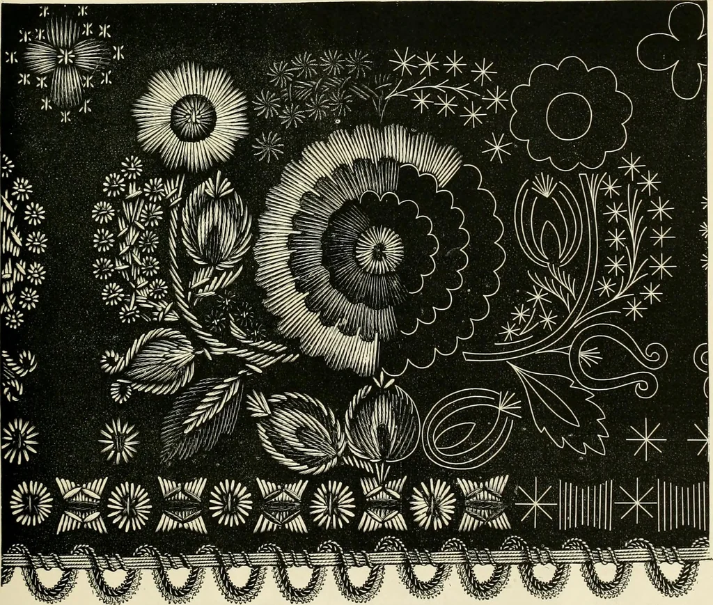 An illustration from The dictionary of needlework : an encyclopædia of artistic, plain, and fancy needlework ..., 1882, leaf 94
