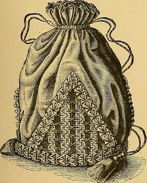 An illustration from The dictionary of needlework : an encyclopaedia of artistic, plain, and fancy needlework. Dealing fully with the details of all the stitches employed, the method of working, the materials used, the meaning of technical terms, and, where necessary, tracing the origin and history of the various works described. Illustrated with upwards of 800 wood engravings, and coloured plates. Plain sewing, textiles, dressmaking, appliances, and terms, 1885, leaf 130