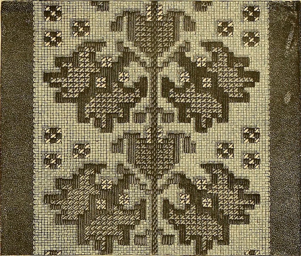 An illustration from The dictionary of needlework : an encyclopaedia of artistic, plain, and fancy needlework. Dealing fully with the details of all the stitches employed, the method of working, the materials used, the meaning of technical terms, and, where necessary, tracing the origin and history of the various works described. Illustrated with upwards of 800 wood engravings, and coloured plates. Plain sewing, textiles, dressmaking, appliances, and terms, 1885, leaf 130