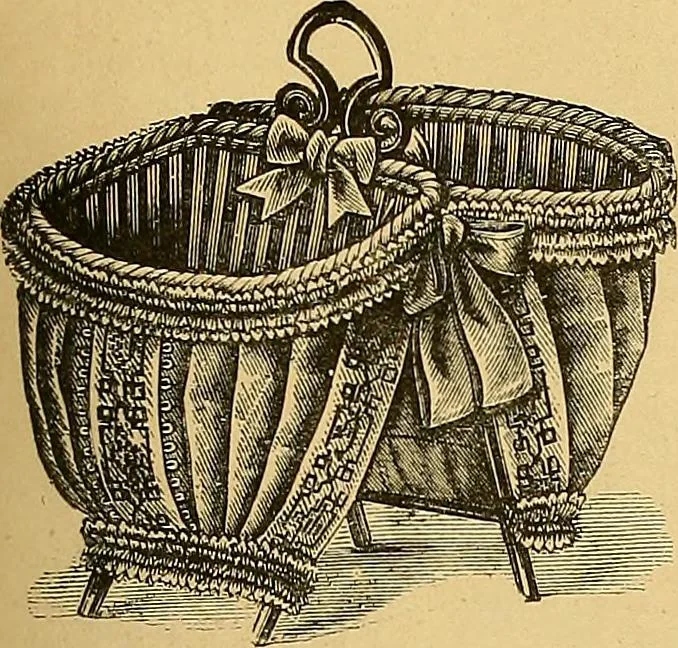 An illustration from The dictionary of needlework : an encyclopaedia of artistic, plain, and fancy needlework. Dealing fully with the details of all the stitches employed, the method of working, the materials used, the meaning of technical terms, and, where necessary, tracing the origin and history of the various works described. Illustrated with upwards of 800 wood engravings, and coloured plates. Plain sewing, textiles, dressmaking, appliances, and terms, 1885, leaf 132