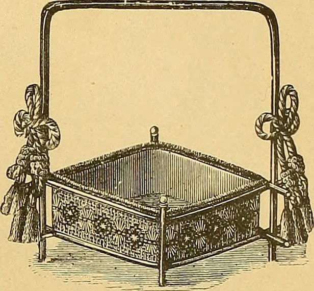 An illustration from The dictionary of needlework : an encyclopaedia of artistic, plain, and fancy needlework. Dealing fully with the details of all the stitches employed, the method of working, the materials used, the meaning of technical terms, and, where necessary, tracing the origin and history of the various works described. Illustrated with upwards of 800 wood engravings, and coloured plates. Plain sewing, textiles, dressmaking, appliances, and terms, 1885, leaf 132