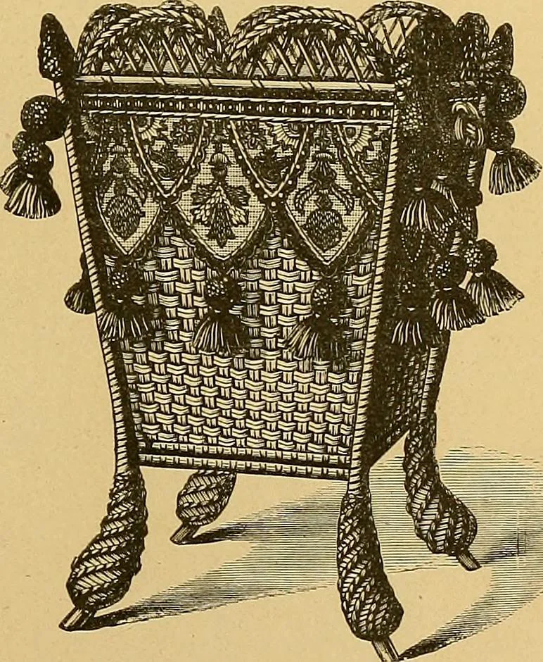An illustration from The dictionary of needlework : an encyclopaedia of artistic, plain, and fancy needlework. Dealing fully with the details of all the stitches employed, the method of working, the materials used, the meaning of technical terms, and, where necessary, tracing the origin and history of the various works described. Illustrated with upwards of 800 wood engravings, and coloured plates. Plain sewing, textiles, dressmaking, appliances, and terms, 1885, leaf 134