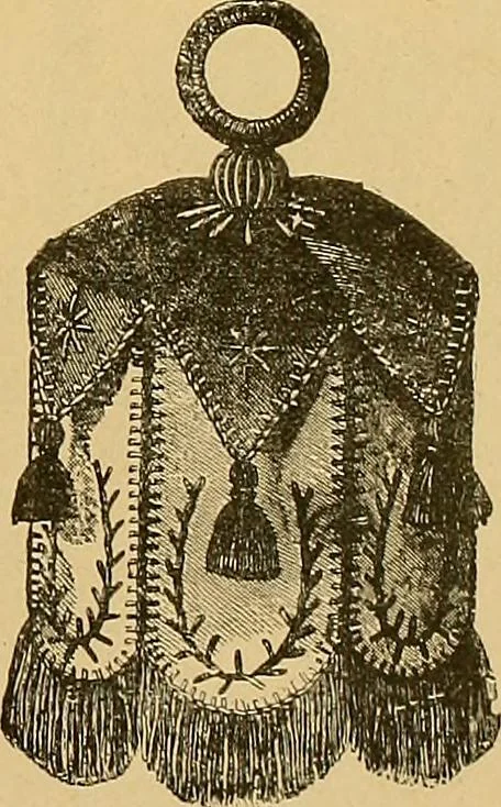 An illustration from The dictionary of needlework : an encyclopaedia of artistic, plain, and fancy needlework. Dealing fully with the details of all the stitches employed, the method of working, the materials used, the meaning of technical terms, and, where necessary, tracing the origin and history of the various works described. Illustrated with upwards of 800 wood engravings, and coloured plates. Plain sewing, textiles, dressmaking, appliances, and terms, 1885, leaf 134