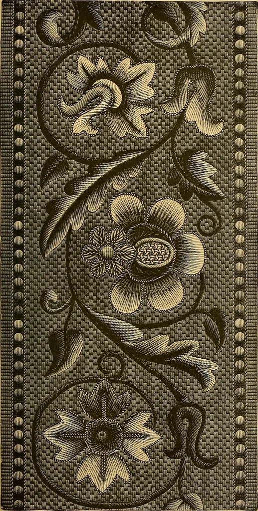 An illustration from The dictionary of needlework : an encyclopaedia of artistic, plain, and fancy needlework. Dealing fully with the details of all the stitches employed, the method of working, the materials used, the meaning of technical terms, and, where necessary, tracing the origin and history of the various works described. Illustrated with upwards of 800 wood engravings, and coloured plates. Plain sewing, textiles, dressmaking, appliances, and terms, 1885, leaf 136