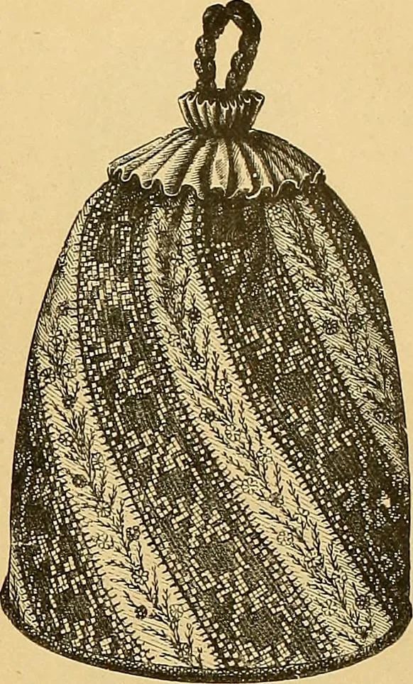 An illustration from The dictionary of needlework : an encyclopaedia of artistic, plain, and fancy needlework. Dealing fully with the details of all the stitches employed, the method of working, the materials used, the meaning of technical terms, and, where necessary, tracing the origin and history of the various works described. Illustrated with upwards of 800 wood engravings, and coloured plates. Plain sewing, textiles, dressmaking, appliances, and terms, 1885, leaf 136