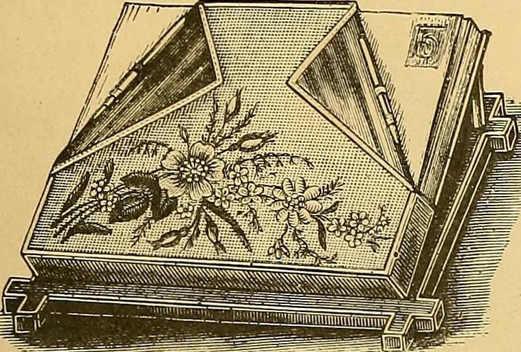 An illustration from The dictionary of needlework : an encyclopaedia of artistic, plain, and fancy needlework. Dealing fully with the details of all the stitches employed, the method of working, the materials used, the meaning of technical terms, and, where necessary, tracing the origin and history of the various works described. Illustrated with upwards of 800 wood engravings, and coloured plates. Plain sewing, textiles, dressmaking, appliances, and terms, 1885, leaf 144