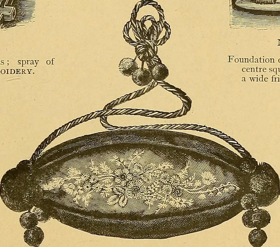 An illustration from The dictionary of needlework : an encyclopaedia of artistic, plain, and fancy needlework. Dealing fully with the details of all the stitches employed, the method of working, the materials used, the meaning of technical terms, and, where necessary, tracing the origin and history of the various works described. Illustrated with upwards of 800 wood engravings, and coloured plates. Plain sewing, textiles, dressmaking, appliances, and terms, 1885, leaf 144