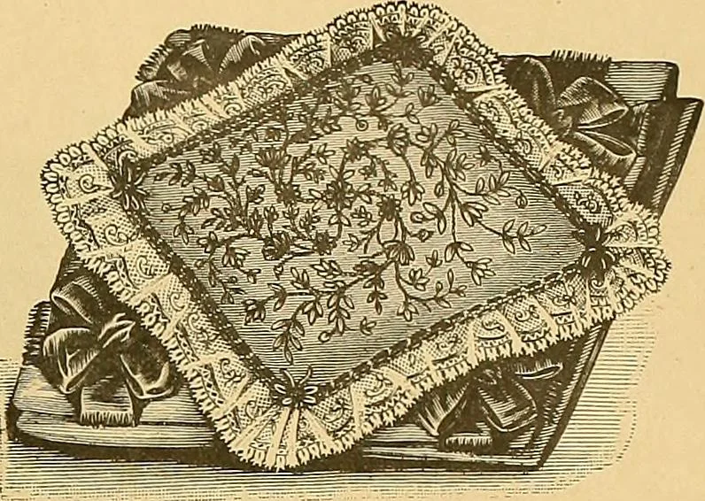 An illustration from The dictionary of needlework : an encyclopaedia of artistic, plain, and fancy needlework. Dealing fully with the details of all the stitches employed, the method of working, the materials used, the meaning of technical terms, and, where necessary, tracing the origin and history of the various works described. Illustrated with upwards of 800 wood engravings, and coloured plates. Plain sewing, textiles, dressmaking, appliances, and terms, 1885, leaf 144