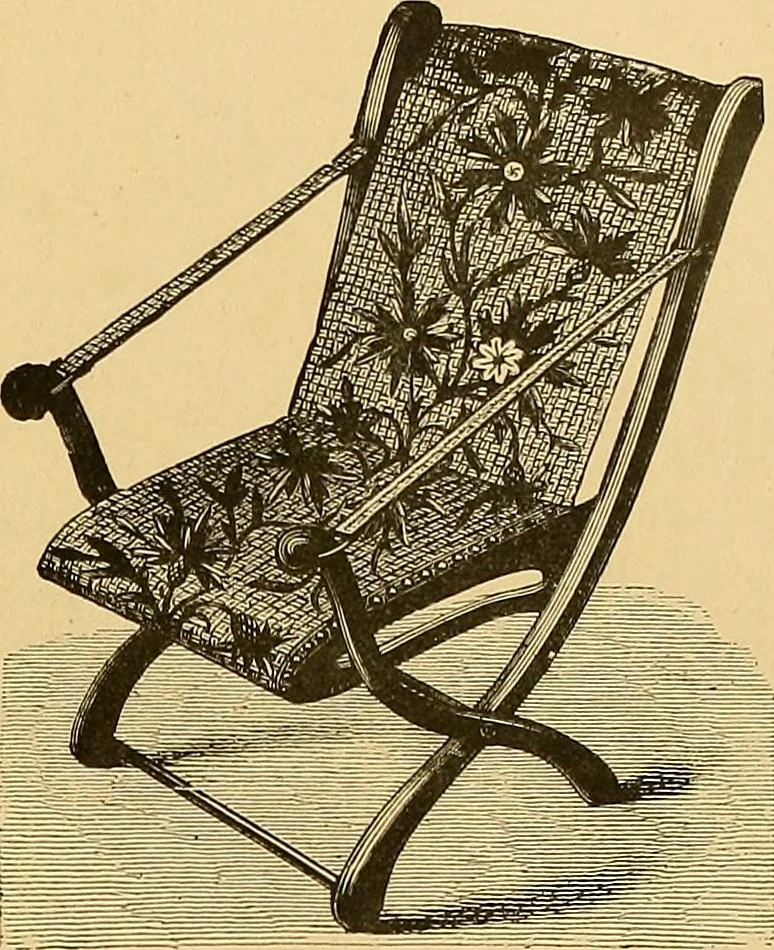 An illustration from The dictionary of needlework : an encyclopaedia of artistic, plain, and fancy needlework. Dealing fully with the details of all the stitches employed, the method of working, the materials used, the meaning of technical terms, and, where necessary, tracing the origin and history of the various works described. Illustrated with upwards of 800 wood engravings, and coloured plates. Plain sewing, textiles, dressmaking, appliances, and terms, 1885, leaf 160